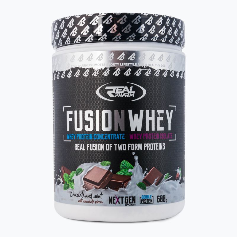 Whey Real Pharm Fusion 600g chocolate-mint 709356