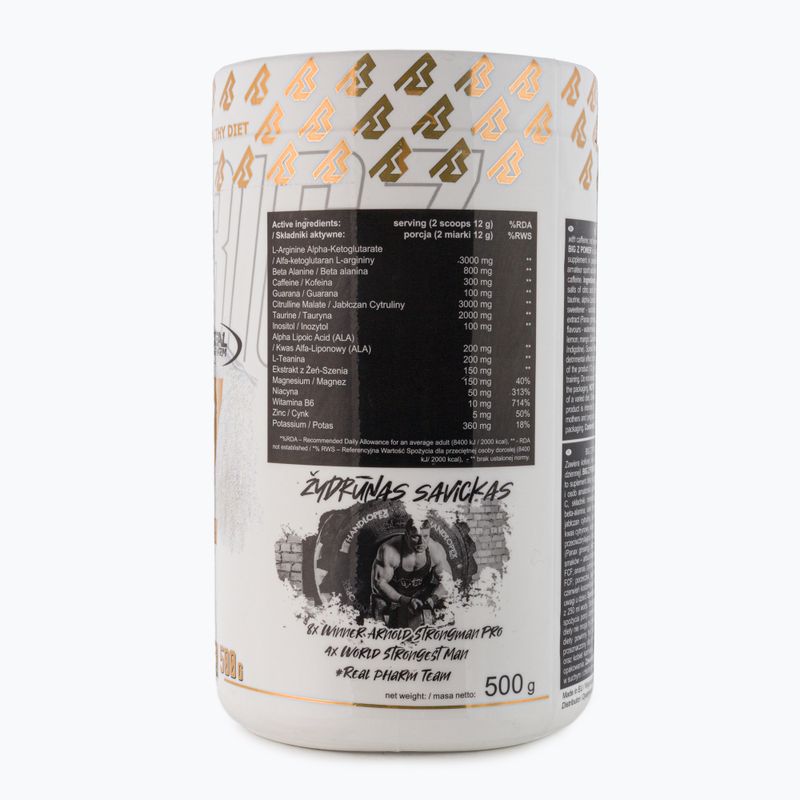 Real Pharm Big Z pre-workout 500g lemon-orange 710147 2