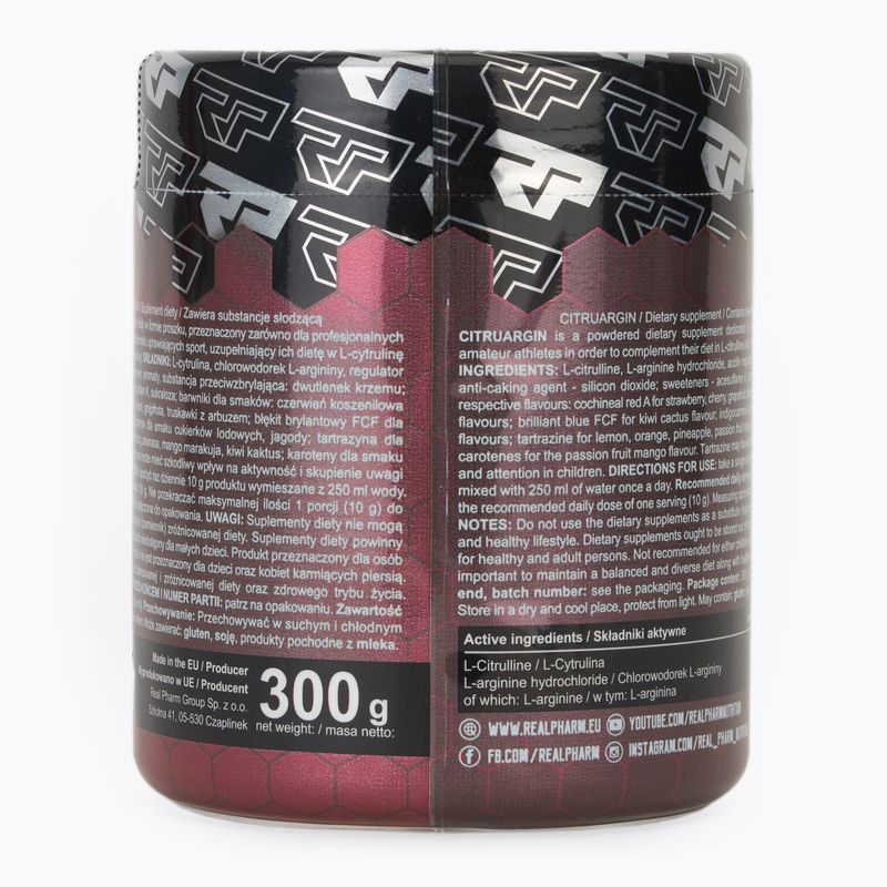 Real Pharm Citrulline + Arginine 300 g orange 2