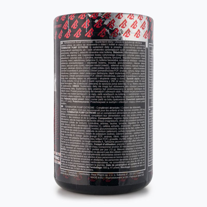 Real Pharm Terminator pre-workout 500g blackcurrant 715043 3