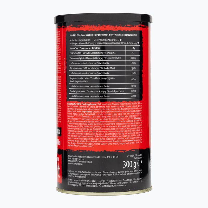 Fitness Authority Bad Ass Crea 300 g fruit massage 2