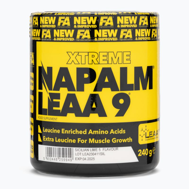 Amino acids Fitness Authority Napalm Leaa9 240 g sicilian lime