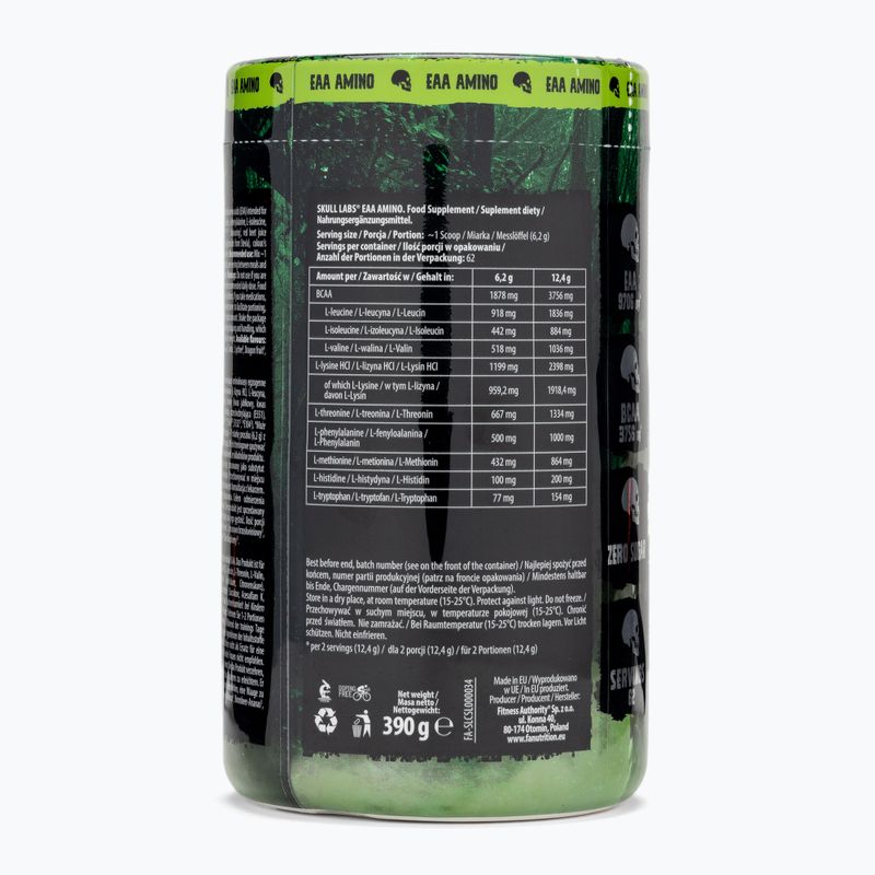 Amino acids Fitness Authority Skull Labs EAA Amino 390 g citrus/peach 2