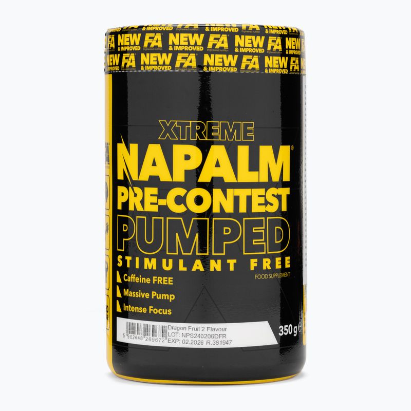 Fitness Authority pre-workout Napalm Pre-Contest Pumped Stimulant Free 350 g dragon fruit