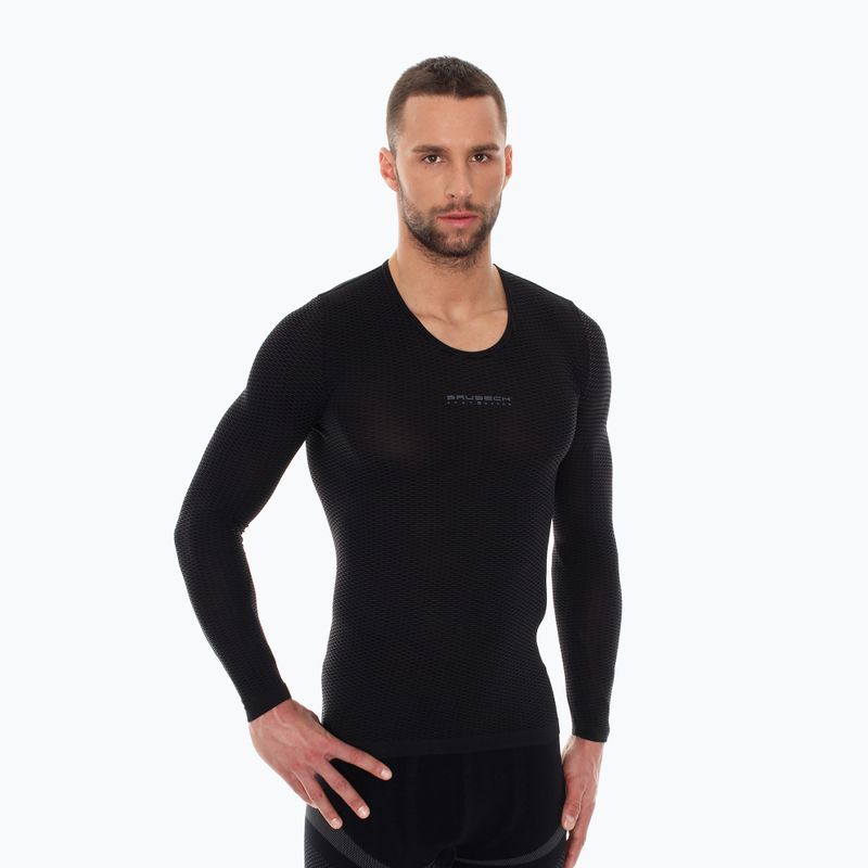 Brubeck Base Layer thermal top 3D graphite 2