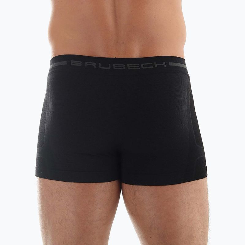 Men's thermal boxer briefs Brubeck Comfort Wool black 3