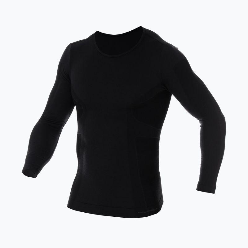 Brubeck Comfort Wool thermal sweatshirt black 3