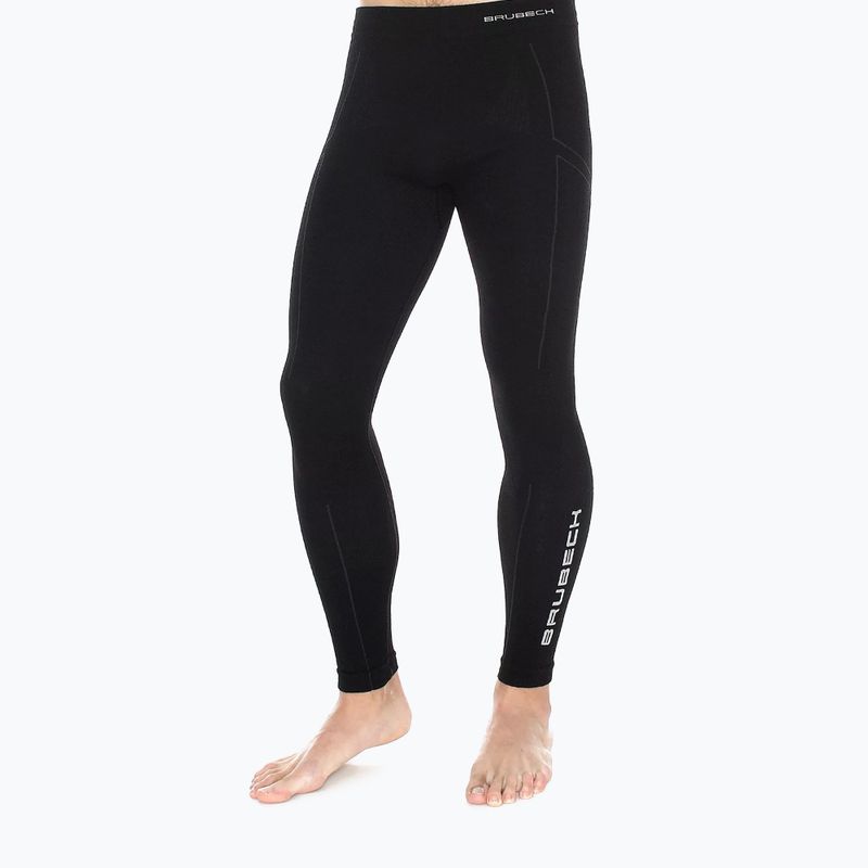 Men's Brubeck Extreme Wool 9982 thermal pants black LE11120