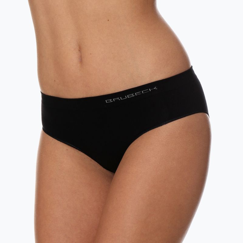 Women's thermoactive briefs Brubeck HI00043A Hipster Comfort Cotton black 5