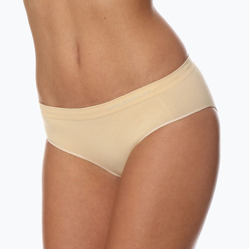 Women's thermoactive panties Brubeck HI00043A Hipster Comfort Cotton beige 5