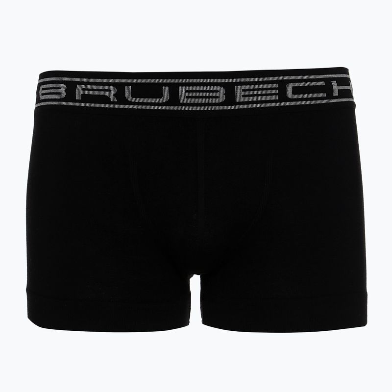 Men's thermal boxer briefs Brubeck Comfort Cotton black