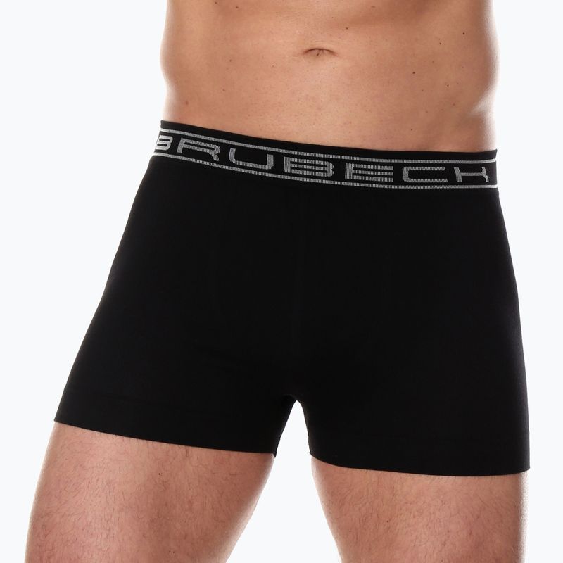 Men's thermal boxer shorts Brubeck Classic Comfort Cotton black 2