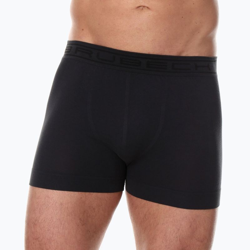 Men's thermal boxer shorts Brubeck Classic Comfort Cotton dark grey 3