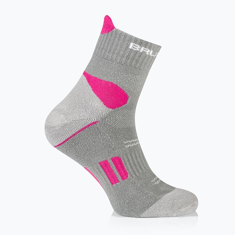 Women's trekking socks Brubeck Multifunctional light grey 2