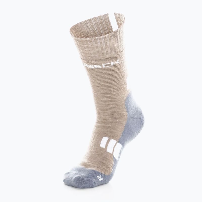 Women's hiking socks Brubeck Trekking Light brown-grey BTR002 5