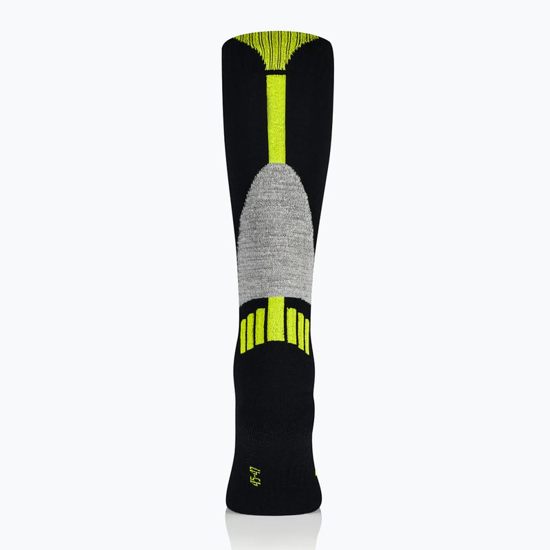 Men's ski socks Brubeck Ski Force black / green 3