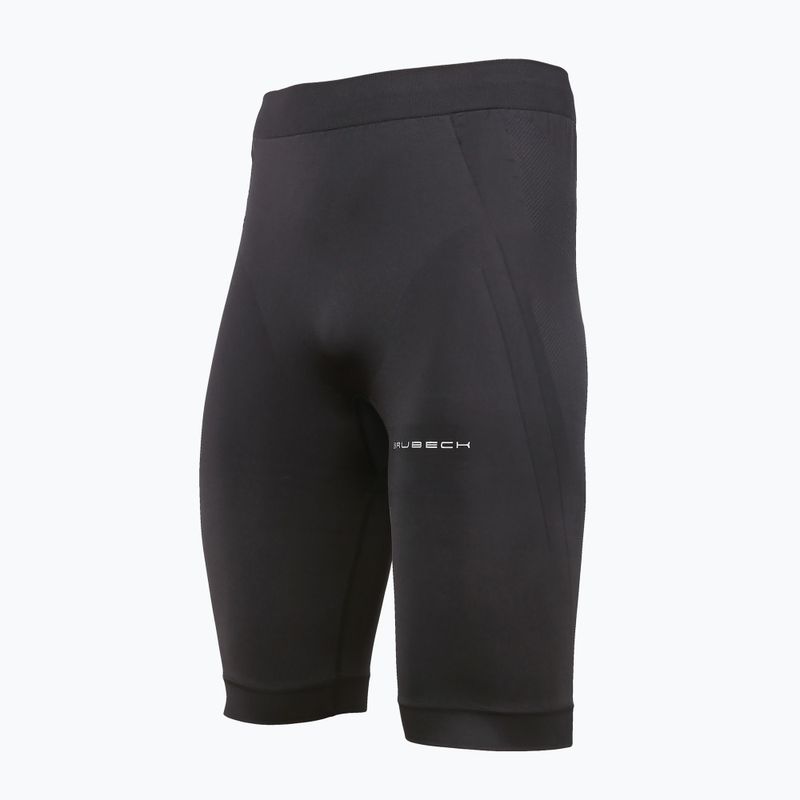 Men's compression running shorts Brubeck LB10140A Running Force 1/2 black LB10140A 3