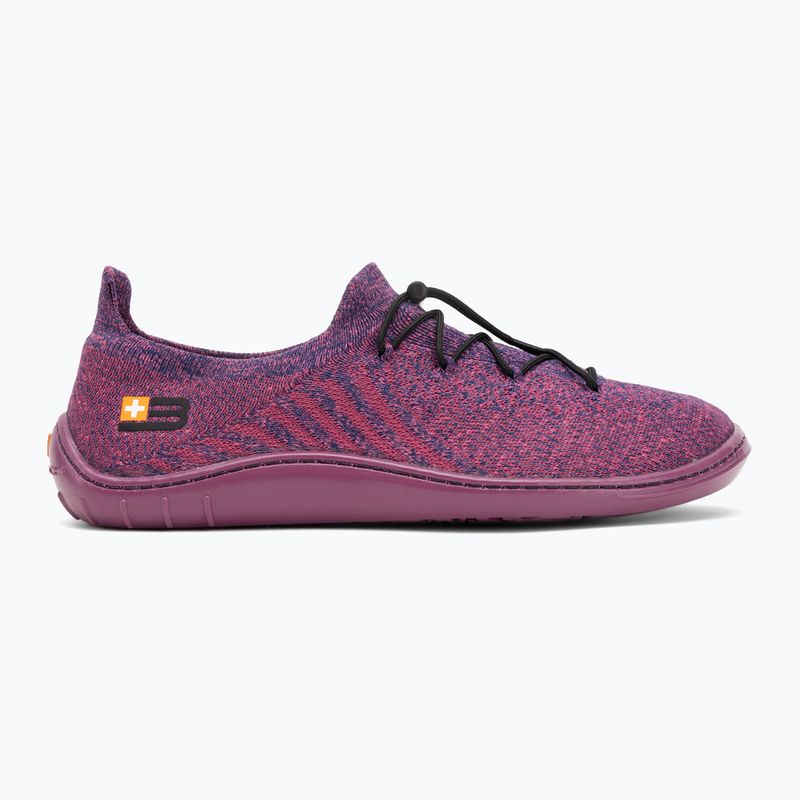 Women's barefoot shoes Brubeck Barefoot Merino plum/fuchsia 2