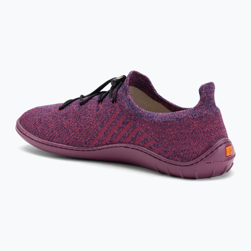 Women's barefoot shoes Brubeck Barefoot Merino plum/fuchsia 3