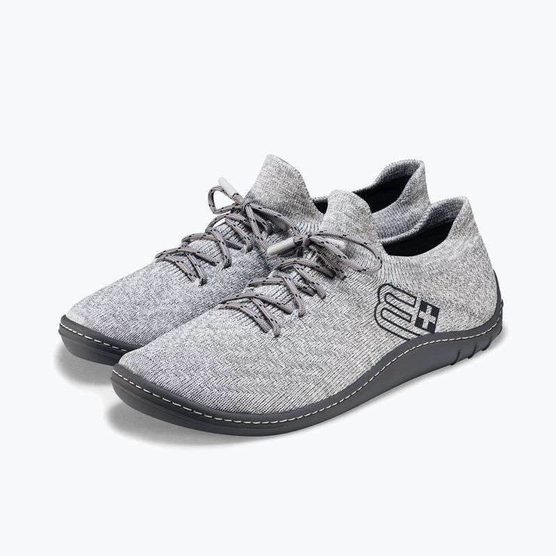 Women's barefoot shoes Brubeck SH5010W Barefoot Merino light grey/graphite 2
