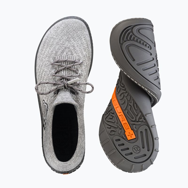 Women's barefoot shoes Brubeck SH5010W Barefoot Merino light grey/graphite 6
