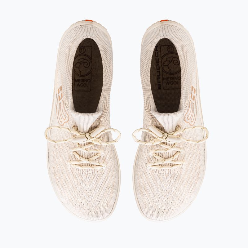 Women's barefoot shoes Brubeck SH5010W Barefoot Merino cream/cream 5