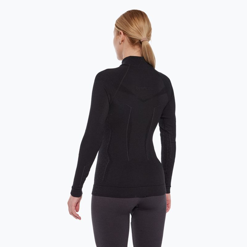 Women's thermal active sweatshirt Brubeck Extreme Merino black 4