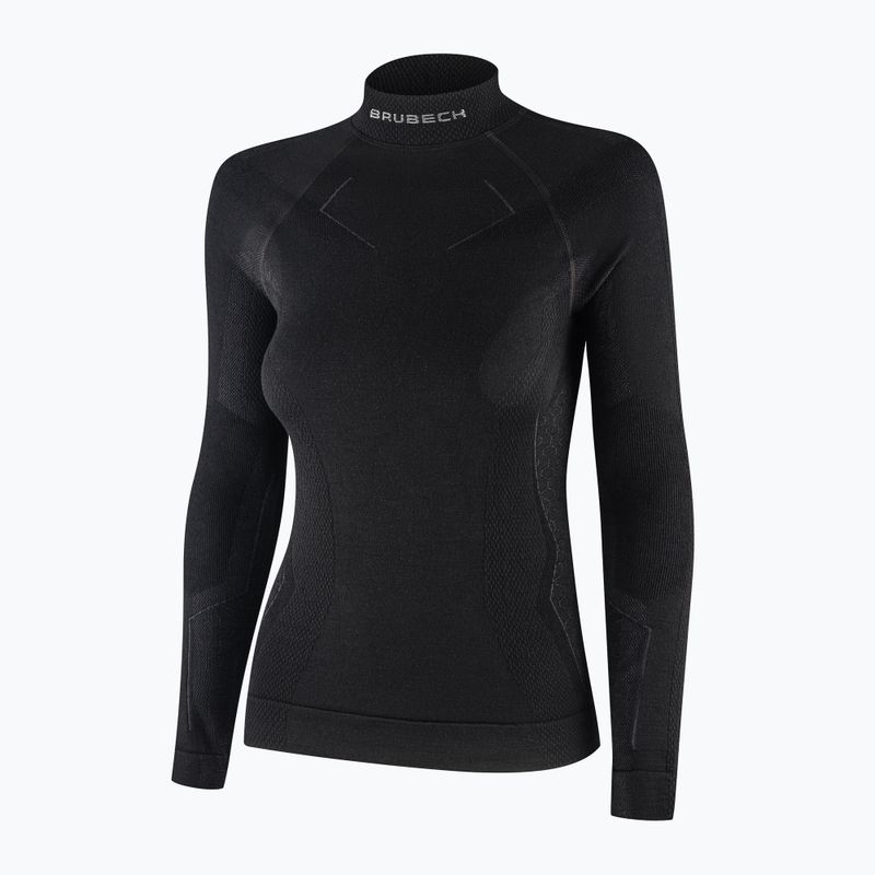 Women's thermal active sweatshirt Brubeck Extreme Merino black 5