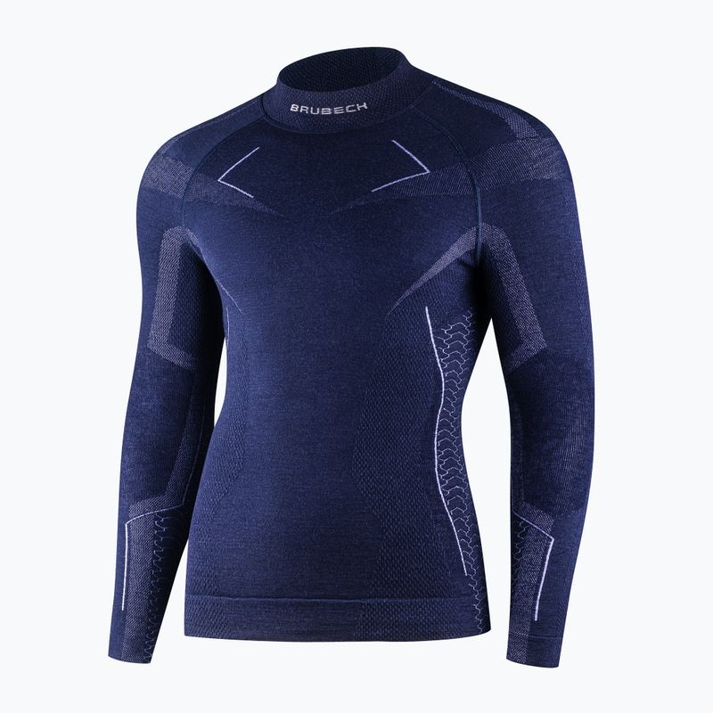 Men's Brubeck Extreme Merino thermal longsleeve navy blue 3