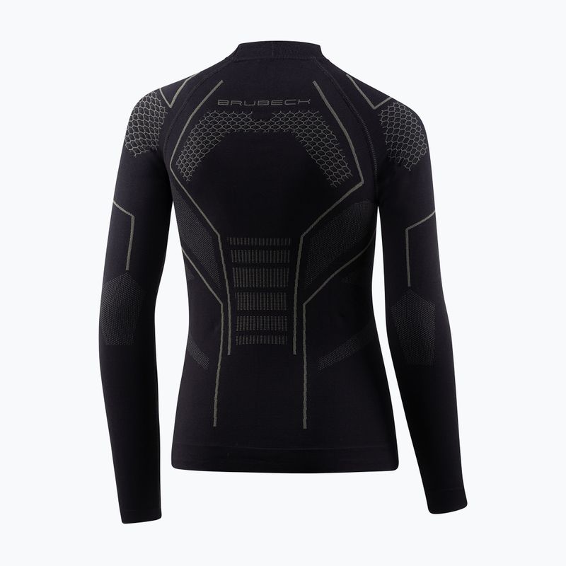 Children's thermal sweatshirt Brubeck Thermo Junior black/graphite 2