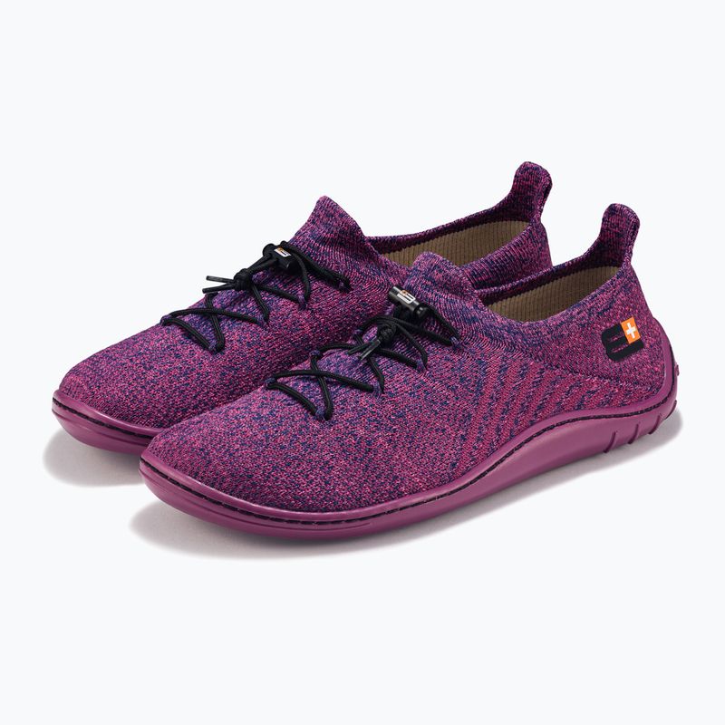 Women's barefoot shoes Brubeck Barefoot Merino plum/fuchsia 9