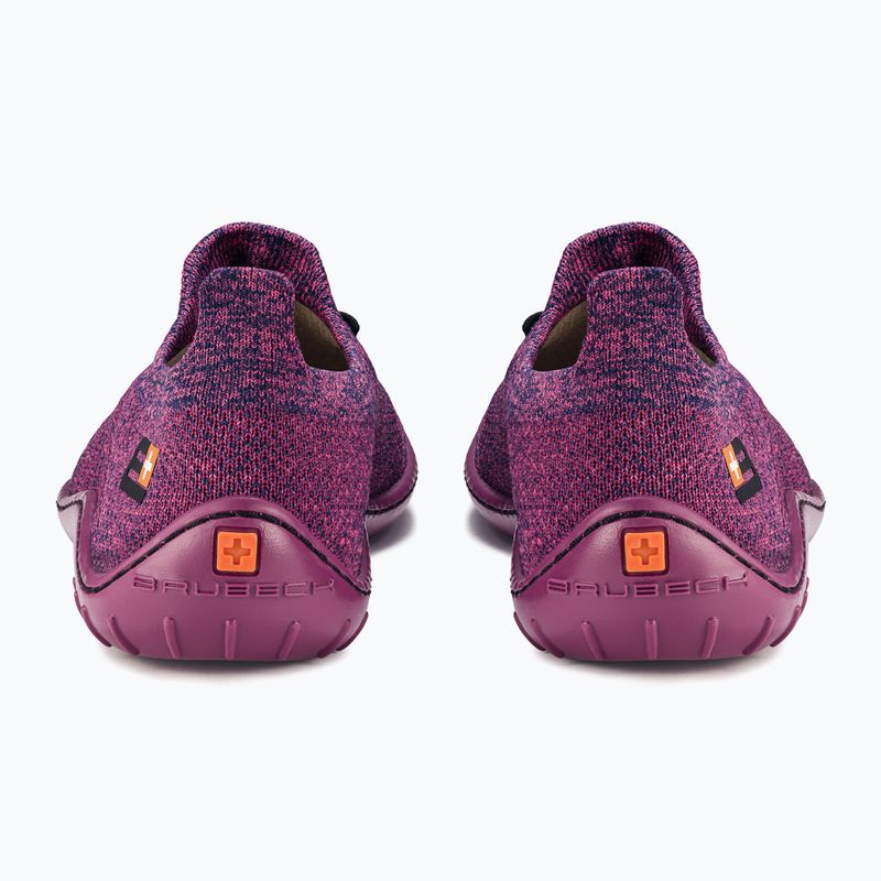 Women's barefoot shoes Brubeck Barefoot Merino plum/fuchsia 10