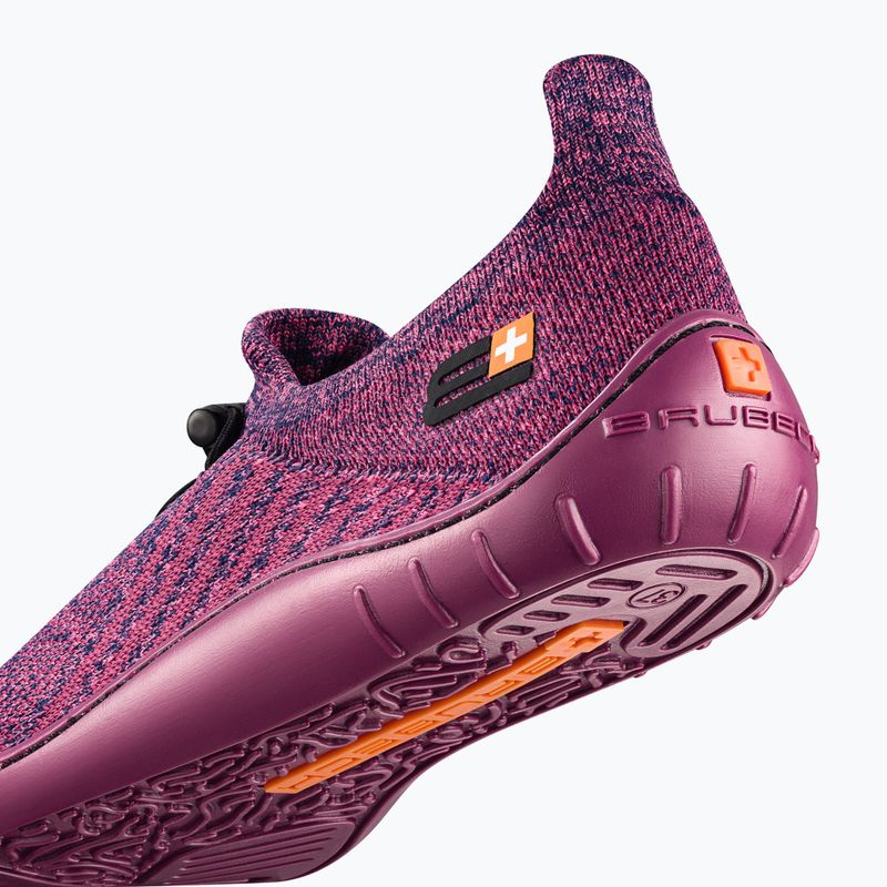 Women's barefoot shoes Brubeck Barefoot Merino plum/fuchsia 15