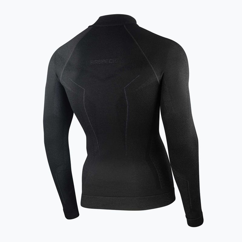 Men's Brubeck LS1610 Extreme Merino thermal sweatshirt black 4