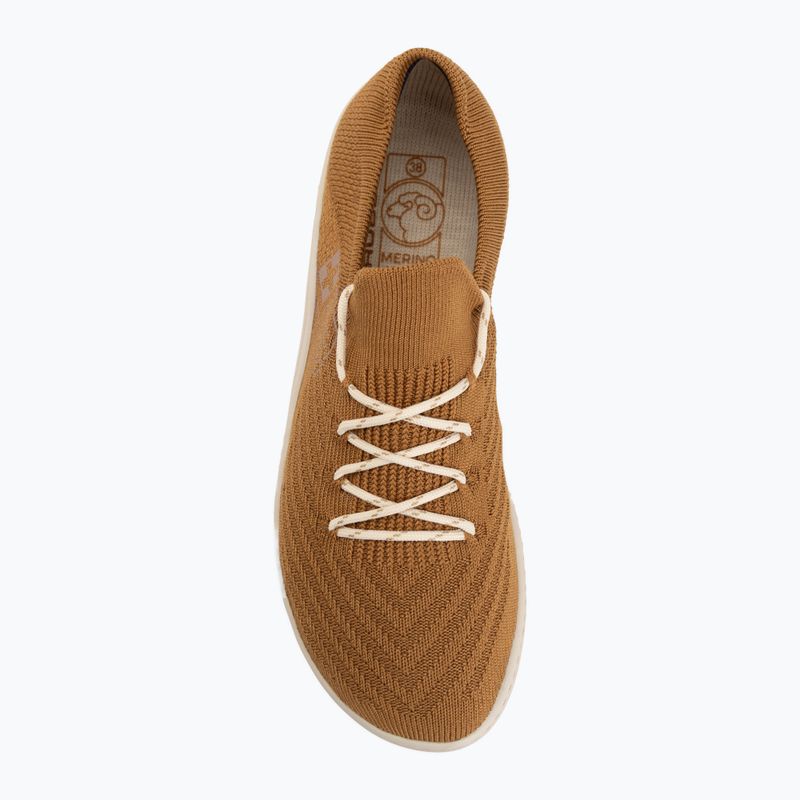 Women's barefoot shoes Brubeck SH5010W Barefoot Merino light brown/cream 5