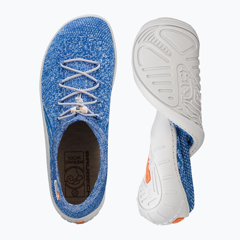 Women's barefoot boots Brubeck Barefoot Merino light blue/grey 11