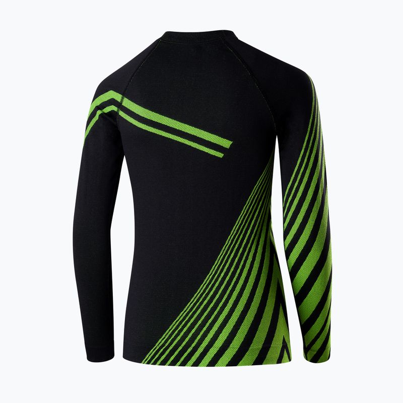 Children's thermal underwear set Brubeck Dry Junior black/neonowy 3