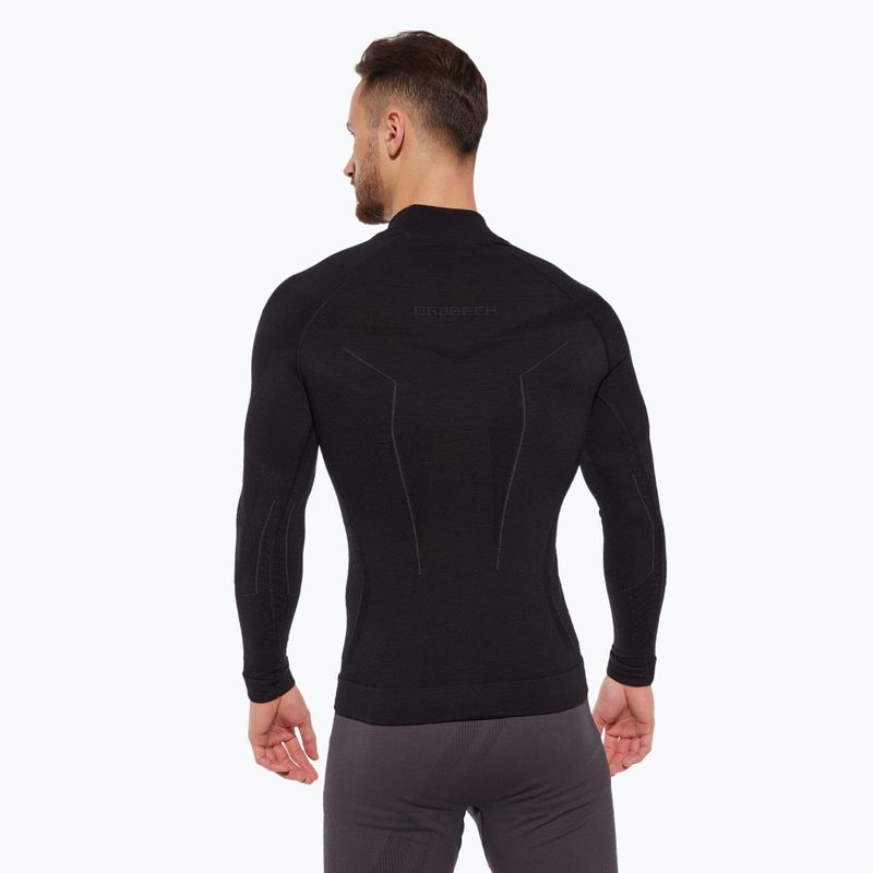 Men's thermal active sweatshirt Brubeck Extreme Merino black 2