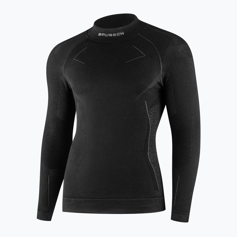 Men's thermal active sweatshirt Brubeck Extreme Merino black 3