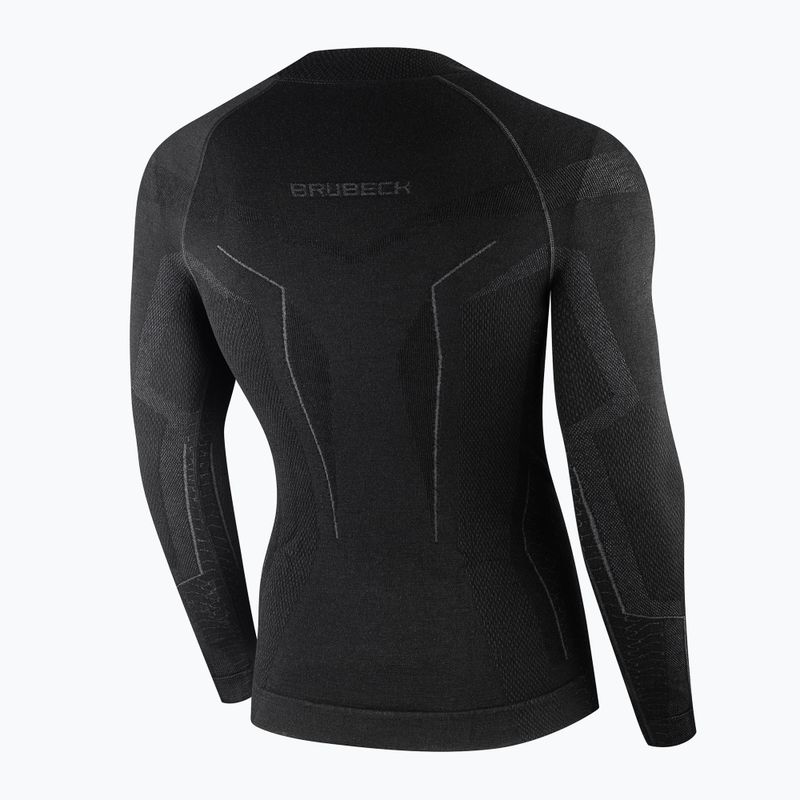Men's thermal active sweatshirt Brubeck Extreme Merino black 4
