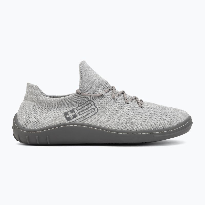 Men's barefoot shoes Brubeck SH5009M Barefoot Merino light gray/graphite 2