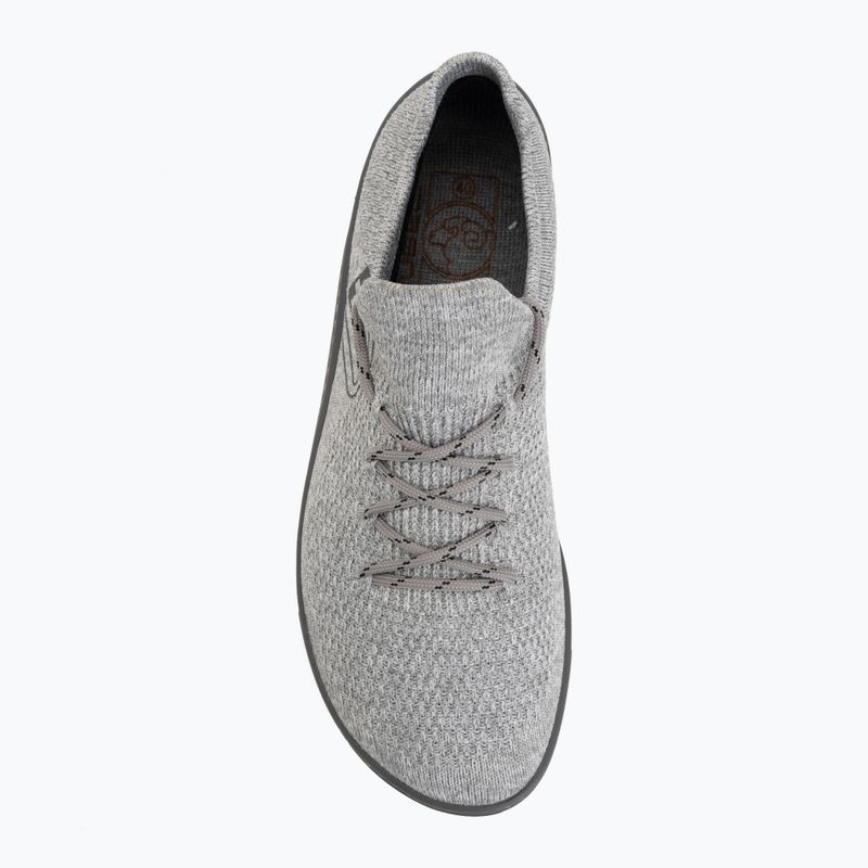 Men's barefoot shoes Brubeck SH5009M Barefoot Merino light gray/graphite 5