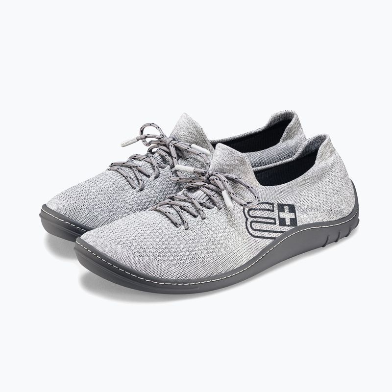 Men's barefoot shoes Brubeck SH5009M Barefoot Merino light gray/graphite 2