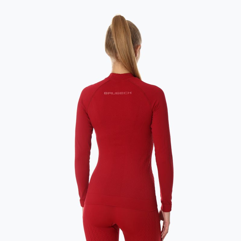 Women's thermal top Brubeck Extreme Thermo burgundy 2