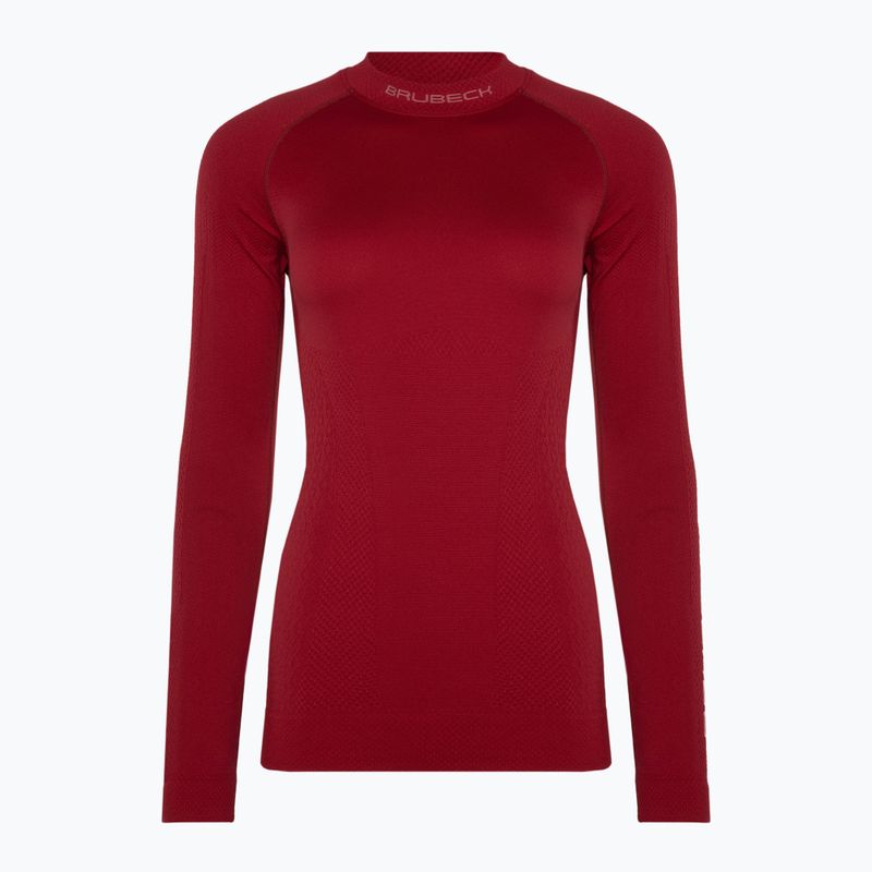 Women's thermal top Brubeck Extreme Thermo burgundy 3