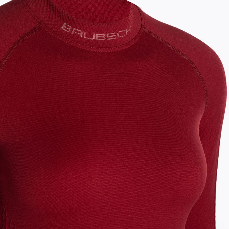 Women's thermal top Brubeck Extreme Thermo burgundy 5