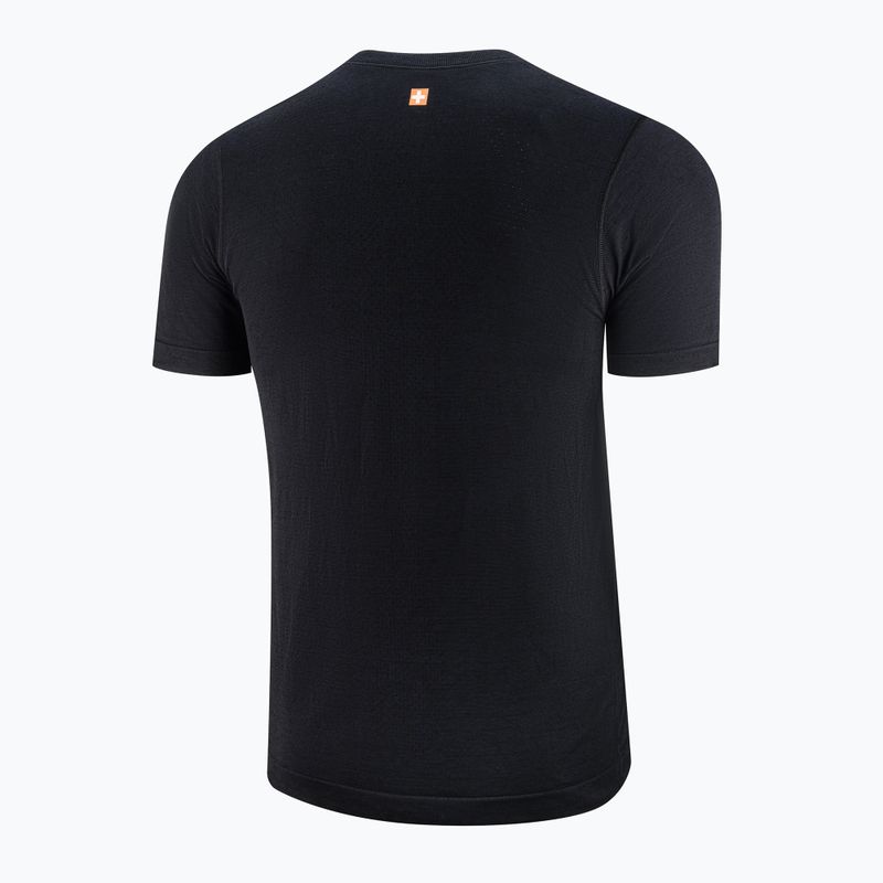Men's thermal shirt Brubeck Outdoor Merino Wool Pro SS black/bear 2 4