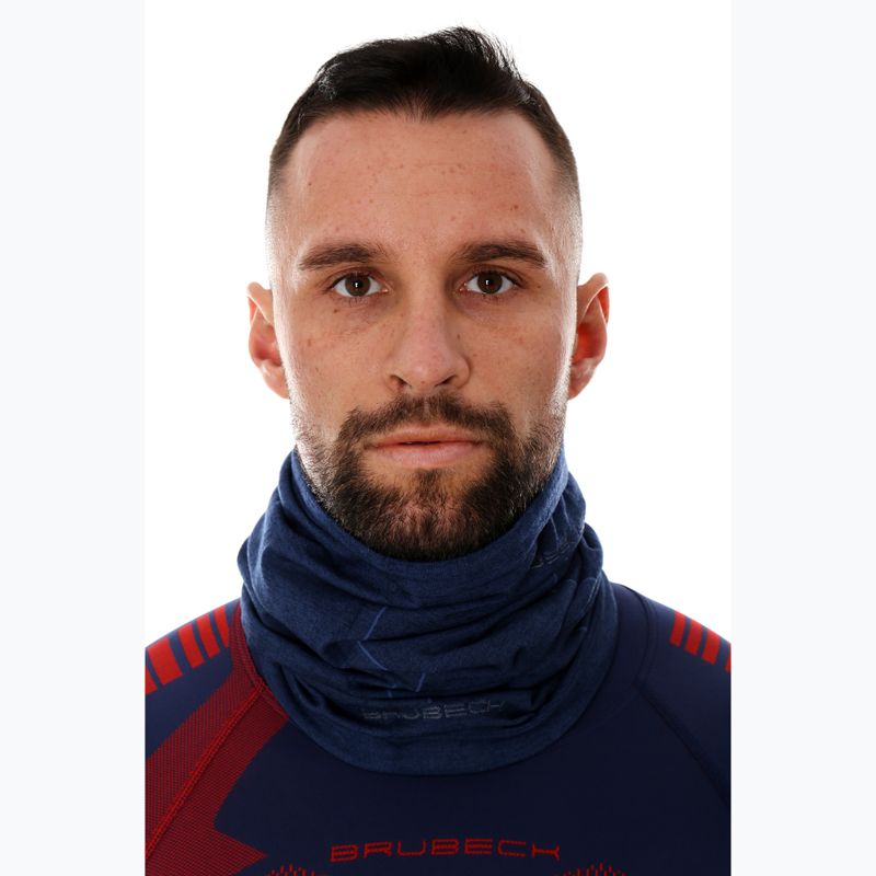 Brubeck Wool snood navy blue 2