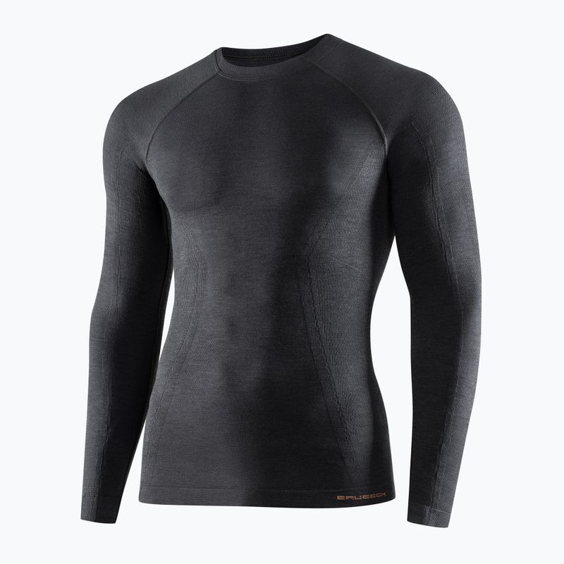 Men's thermal top Brubeck Merino Active Wool graphite 3