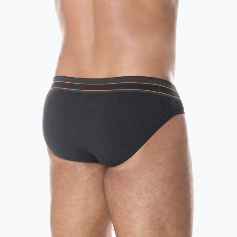 Men's thermoactive briefs Brubeck Active Wool graphite 3